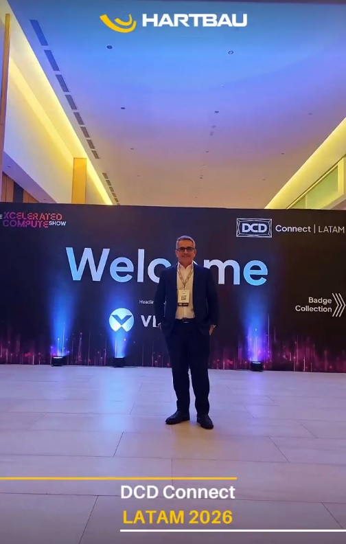 Hartbau na DCD Connect LATAM 2026, em Cancún, no México