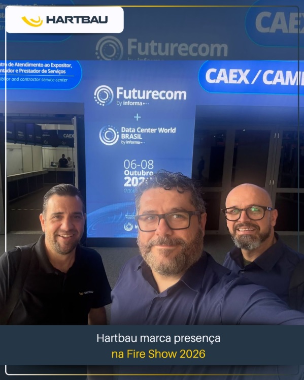 Equipe Hartbau na Fire Show 2026 em São Paulo
