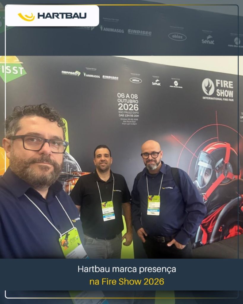 Equipe Hartbau na Fire Show 2026 em São Paulo