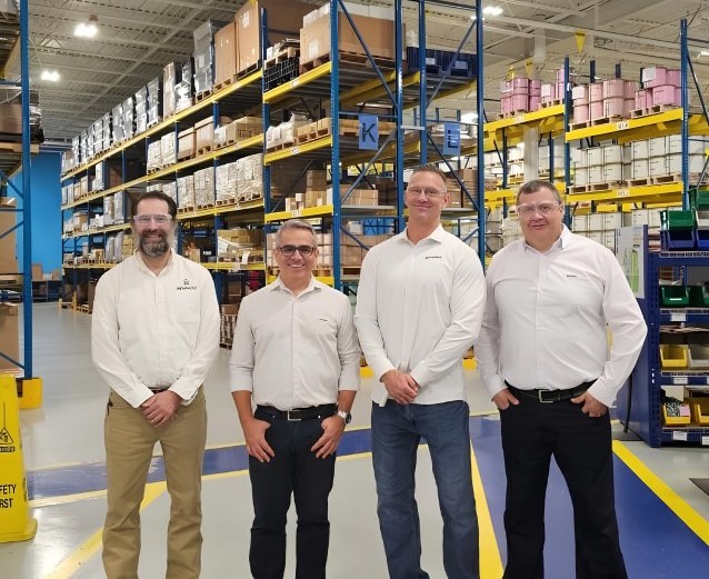Equipe Hartbau recebida na sede da Gripple USA, em Aurora, Illinois